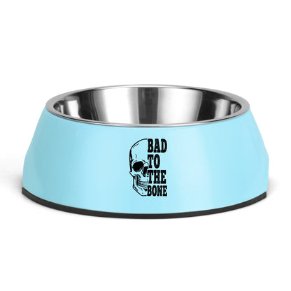 Bad To The Bone Pet Food Bowl