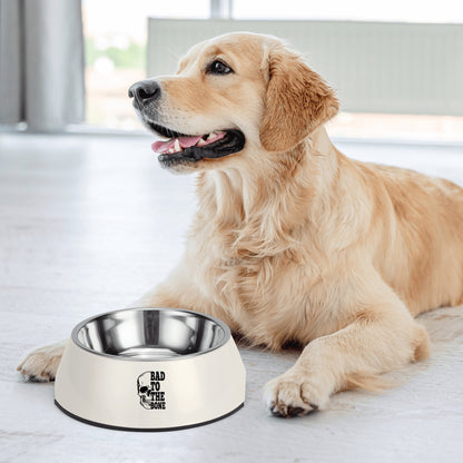 Bad To The Bone Pet Food Bowl
