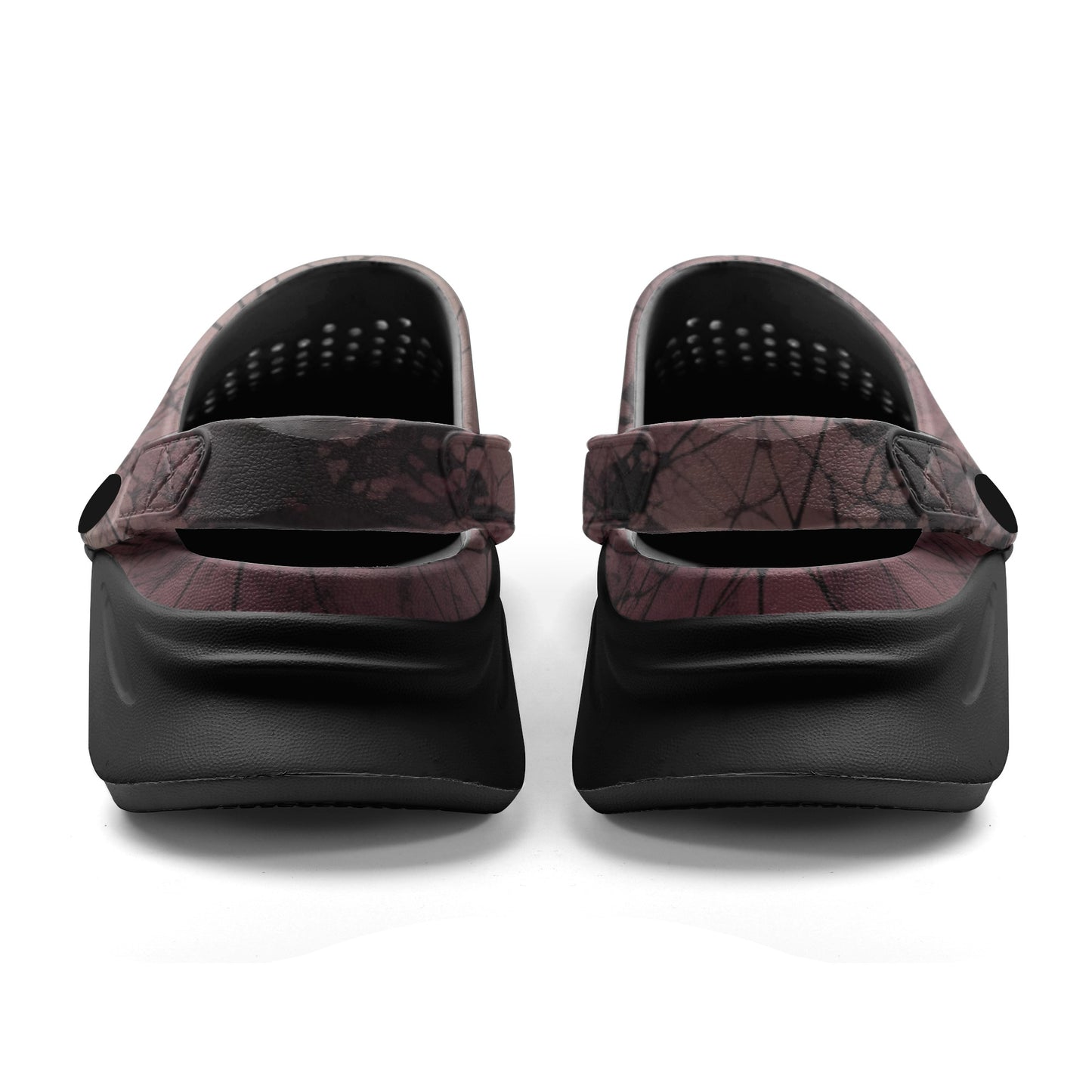 Gothic Pink Hollow Out Clogs