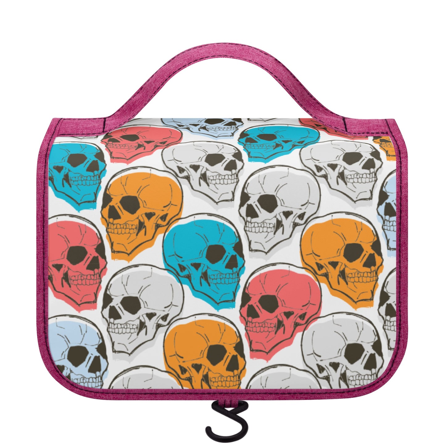 Colorful Skulls Bath Toiletry Bag