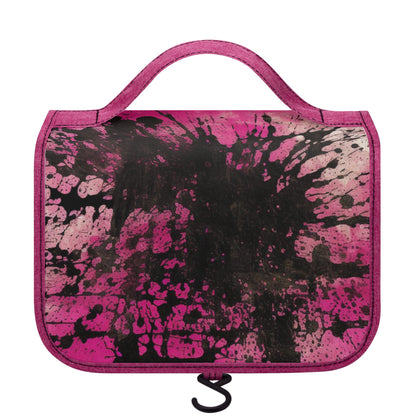 Gothic Pink And Black Bath Toiletry Bag