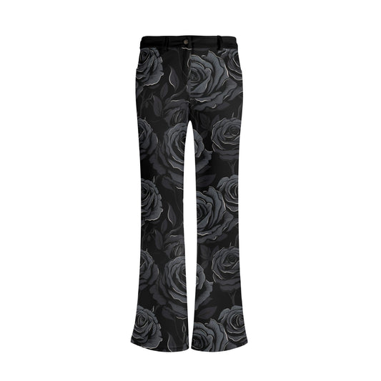 Gothic Rose Flare Pants