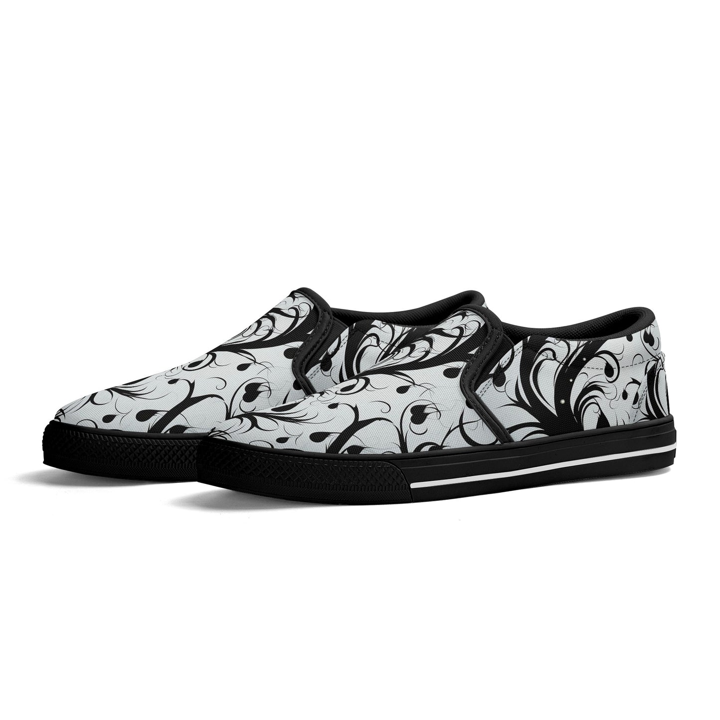 Goth Vines Of Darkness Slip On Shoes