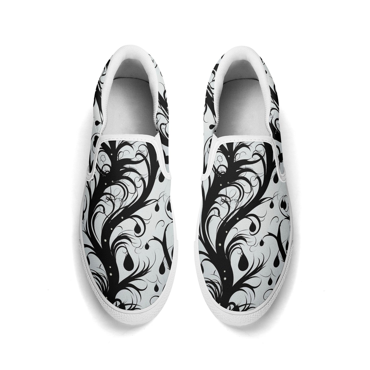 Goth Vines Of Darkness Slip On Shoes