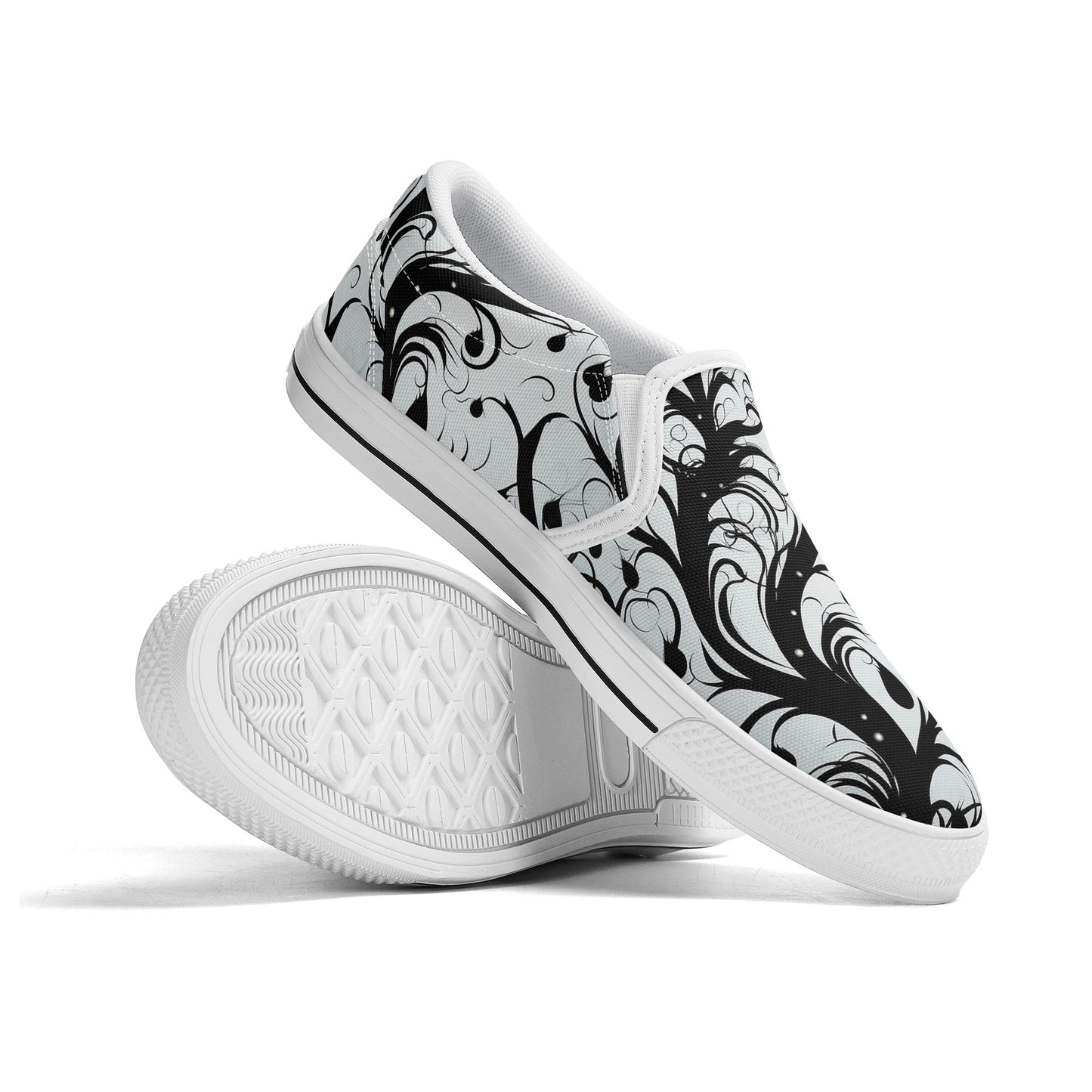 Goth Vines Of Darkness Slip On Shoes