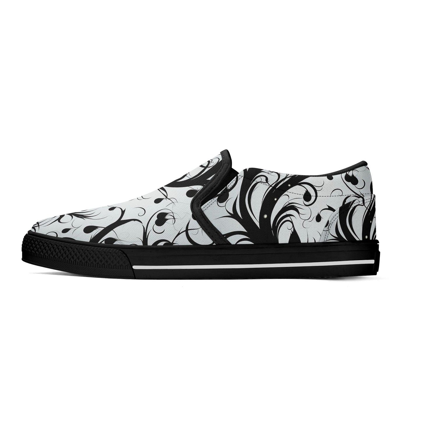 Goth Vines Of Darkness Slip On Shoes