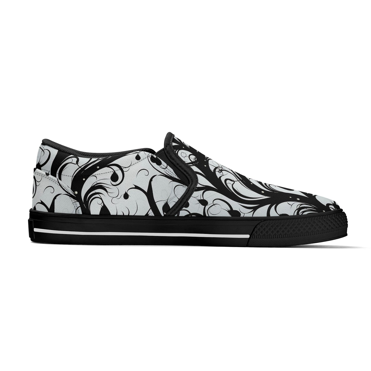 Goth Vines Of Darkness Slip On Shoes