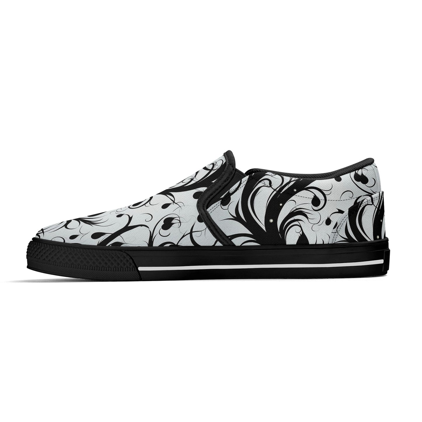 Goth Vines Of Darkness Slip On Shoes