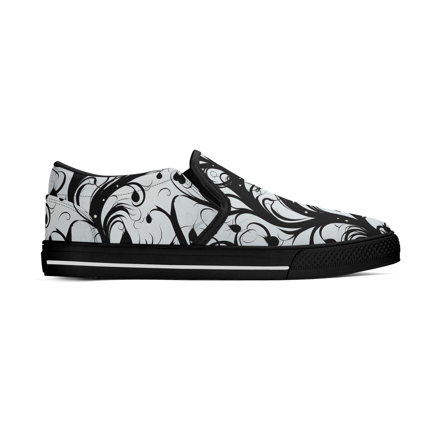 Goth Vines Of Darkness Slip On Shoes