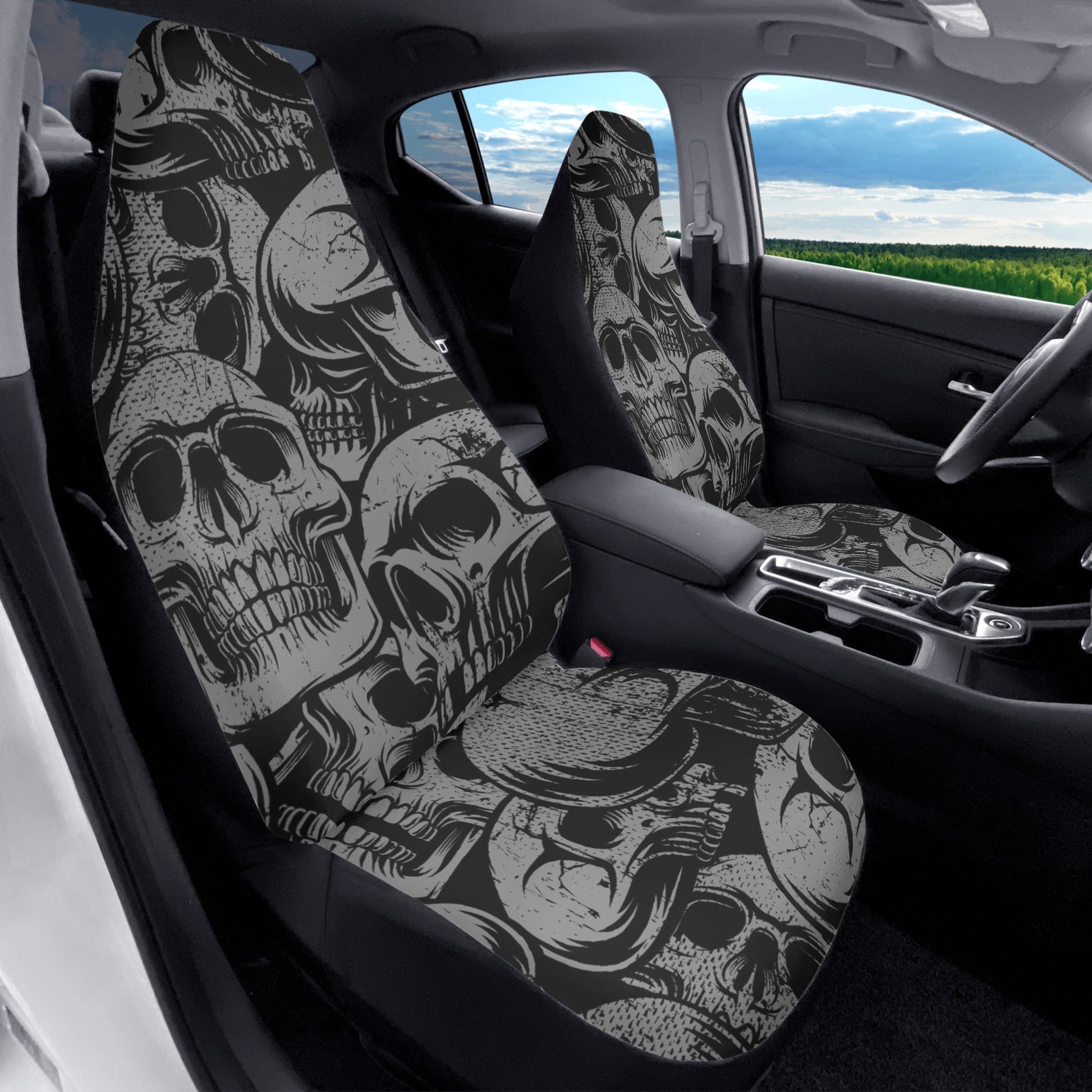 Raven Circle Car Seat Covers – NeoSkull