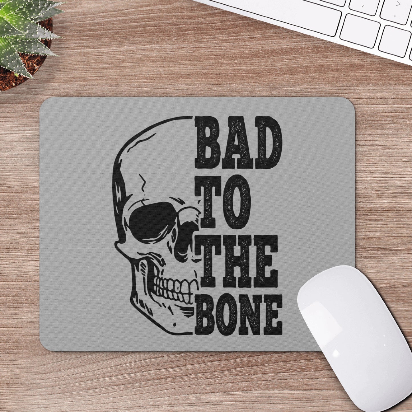 Bad To The Bone Mouse Pad