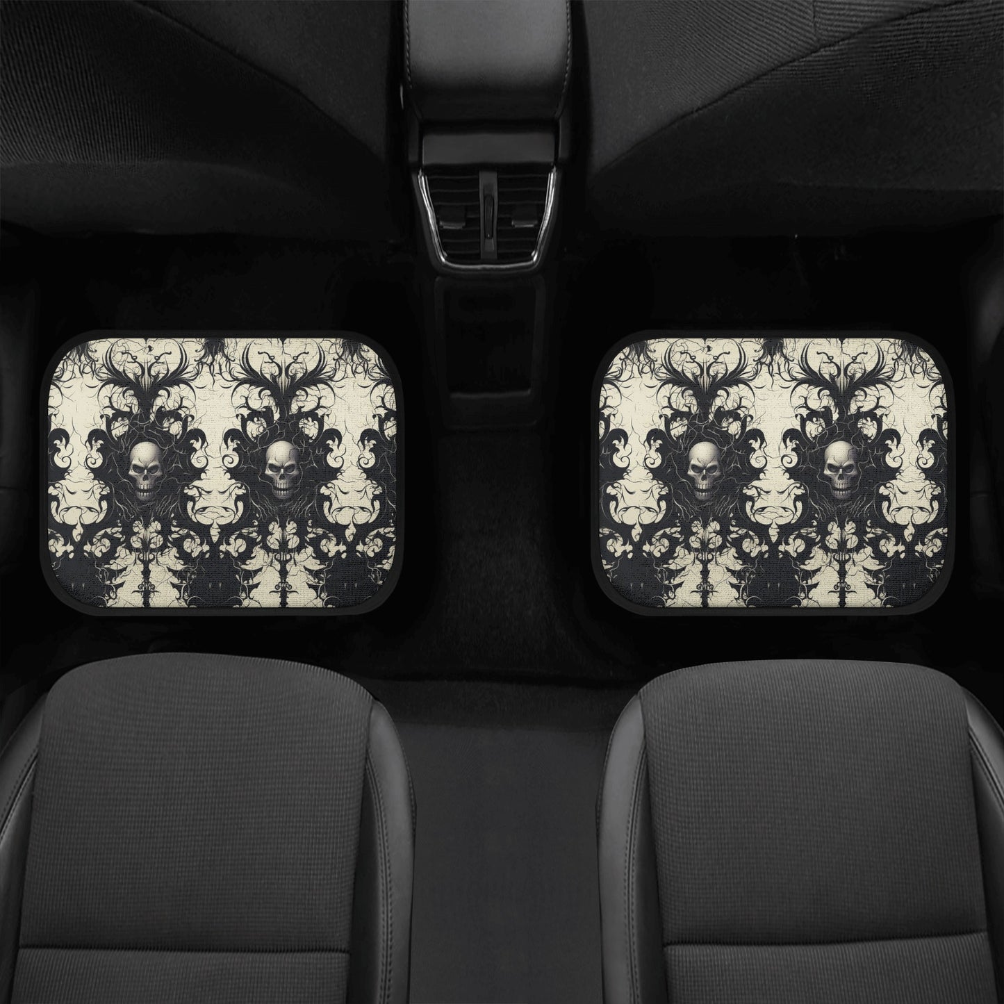 Gothic Skulls Car Floor Mats (Set of 4)