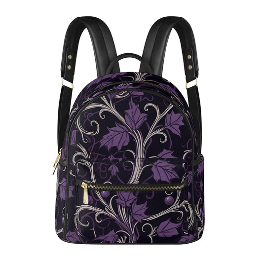 Gothic Purple Forest Casual Backpack