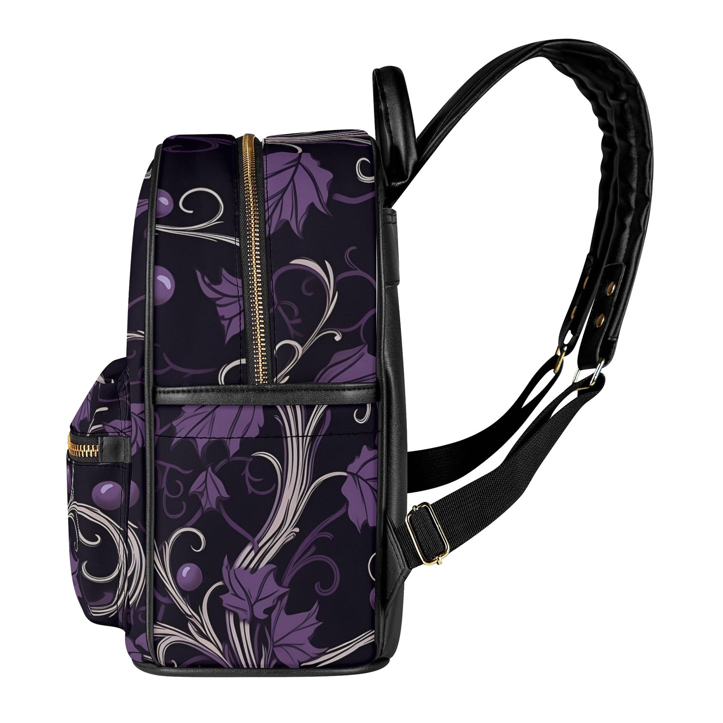 Gothic Purple Forest Casual Backpack