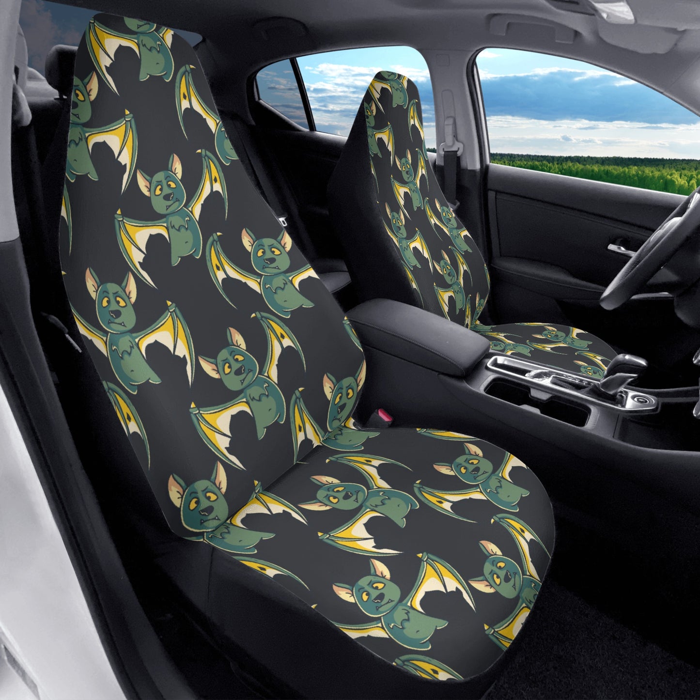 Batty The Bat Front Car Seat Covers