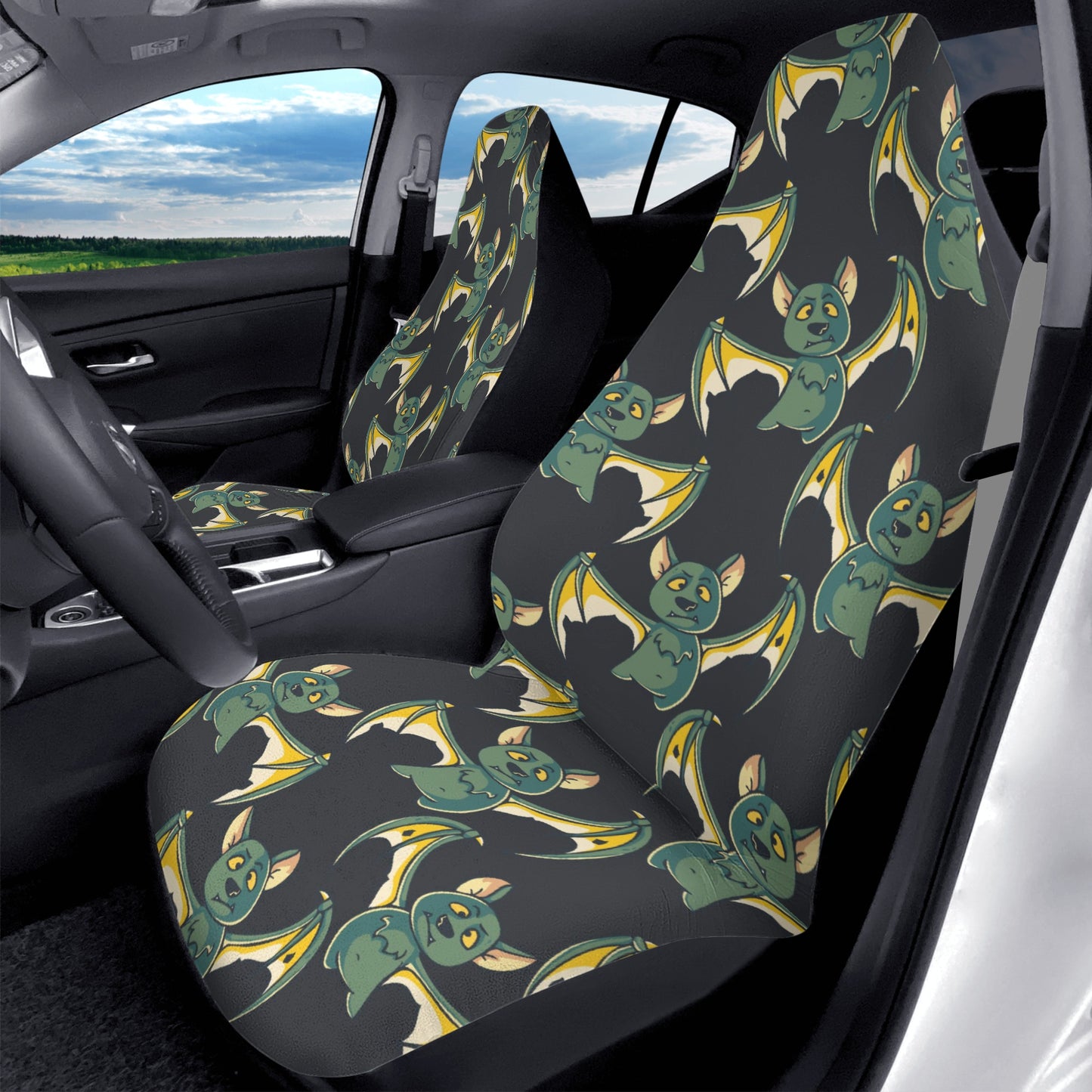 Batty The Bat Front Car Seat Covers