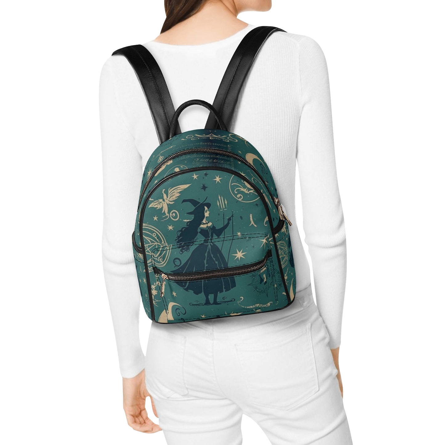 Vintage Witch Casual Backpack