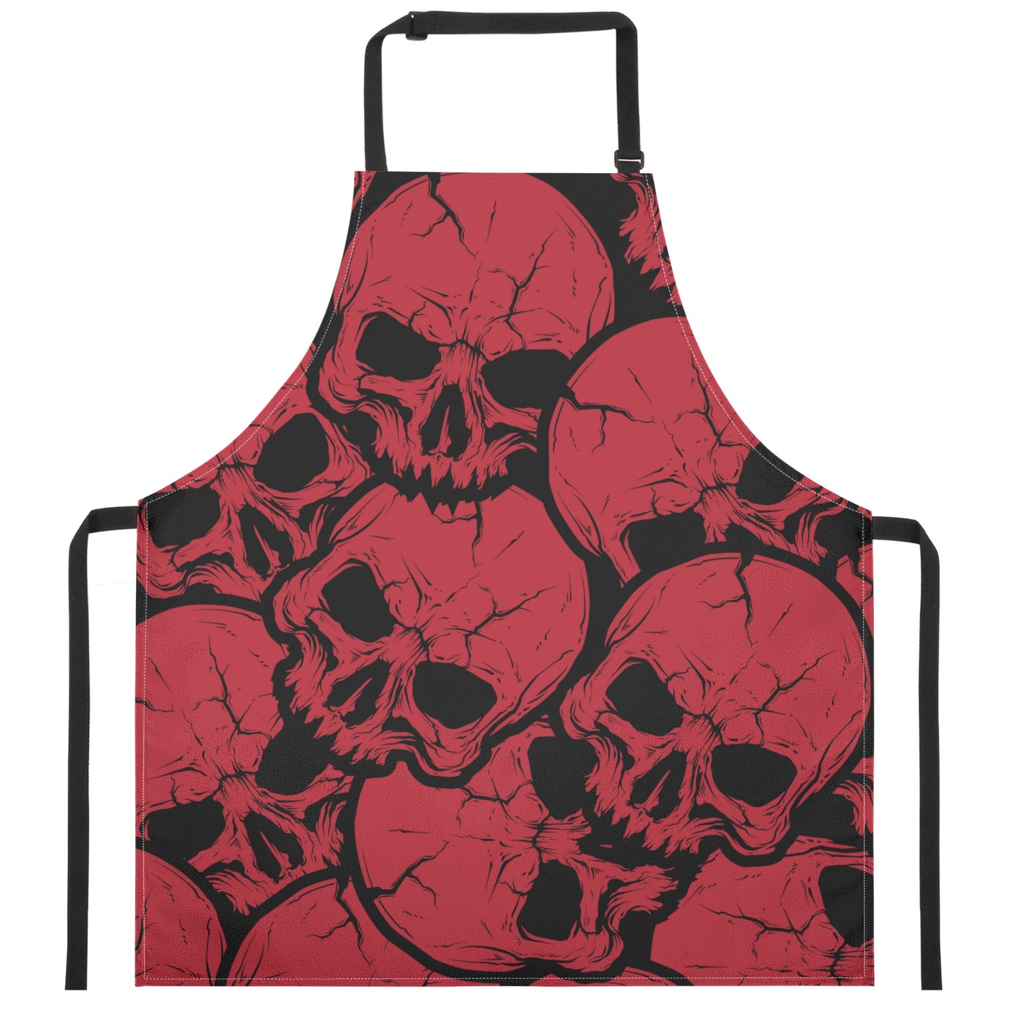 Red Skulls Apron