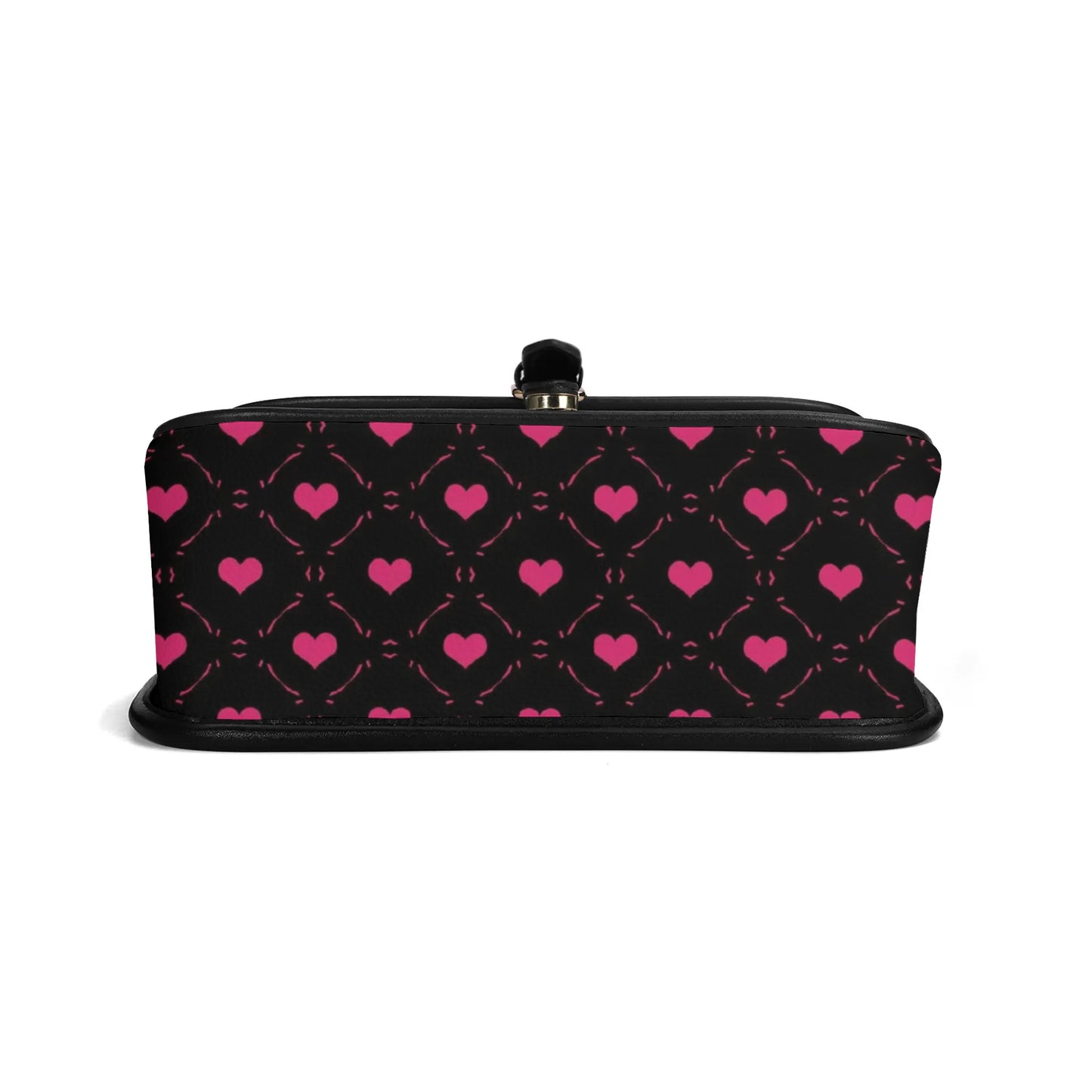 Little Pink Hearts Leather Chain Shoulder bags