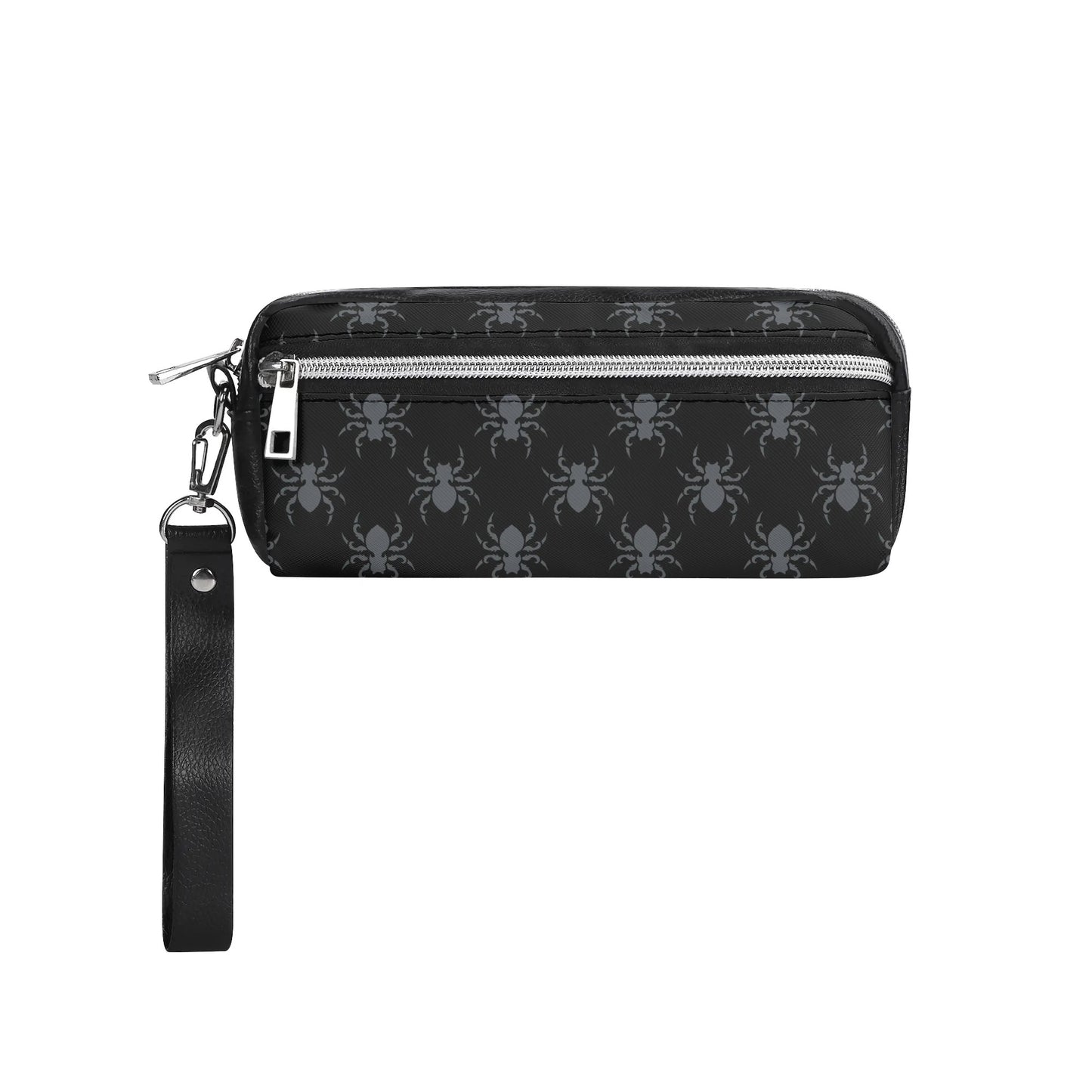 Gothic Spiders Leather Clutch Bag