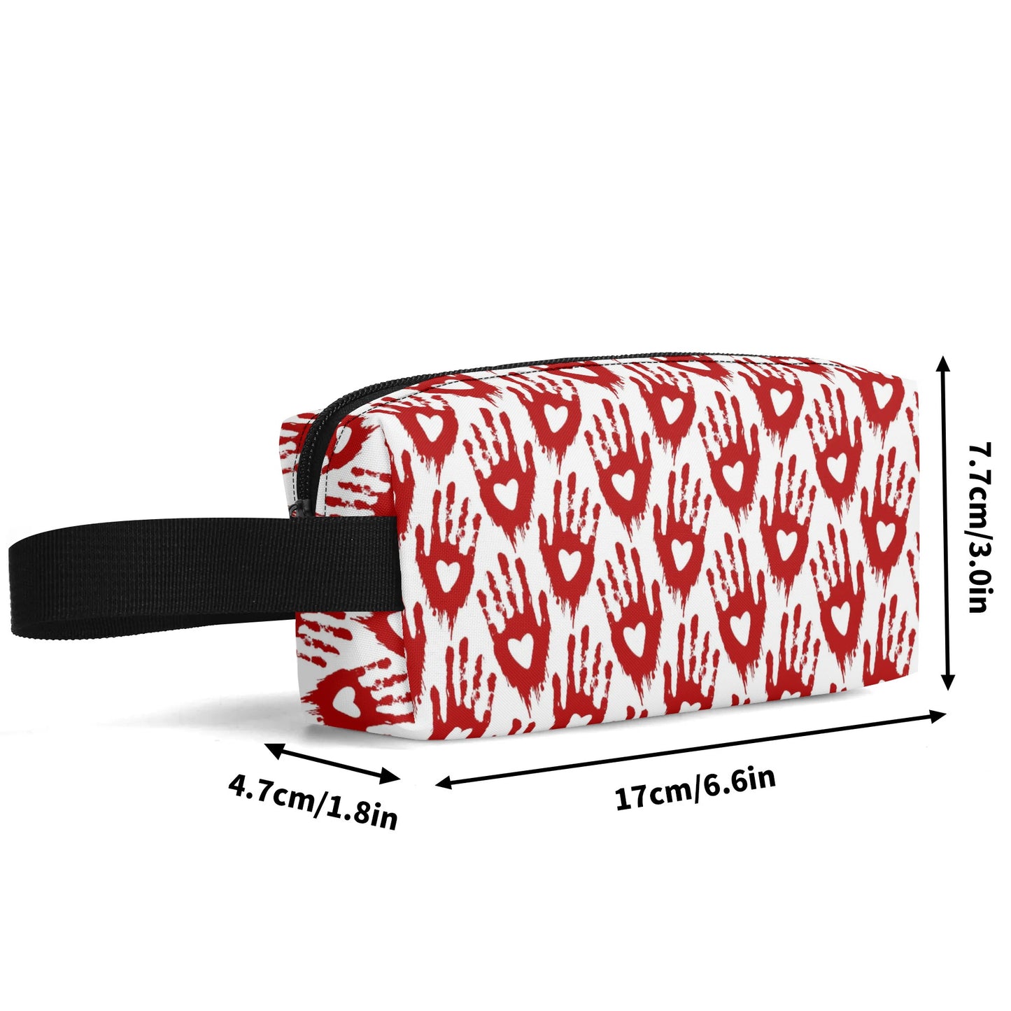 Hand Print Of Love Wristlet Purse