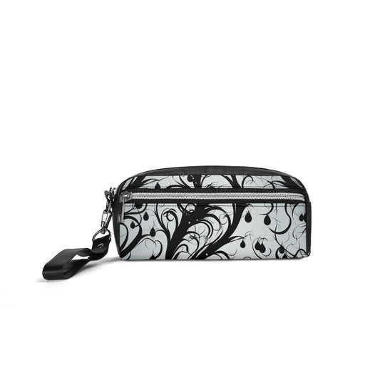 Vines Of Darkness Leather Clutch Bag