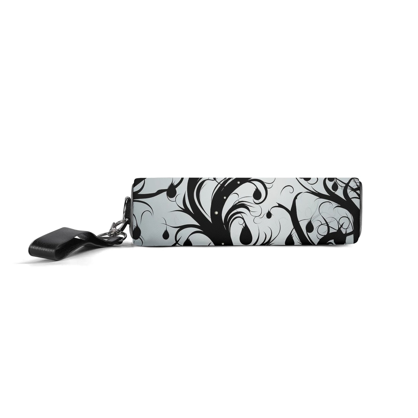 Vines Of Darkness Leather Clutch Bag