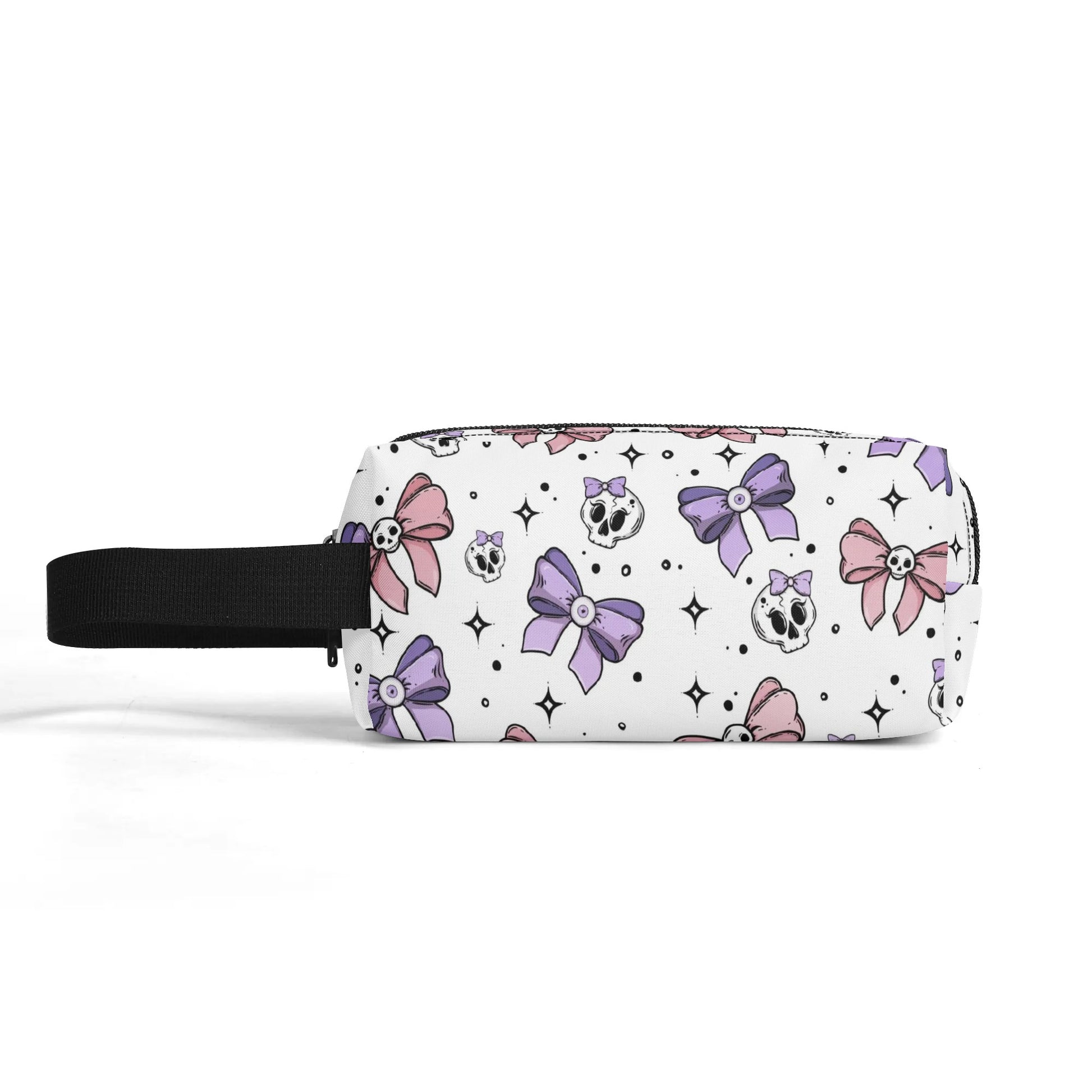 Cute Skulls And Bows Wristlet Purse