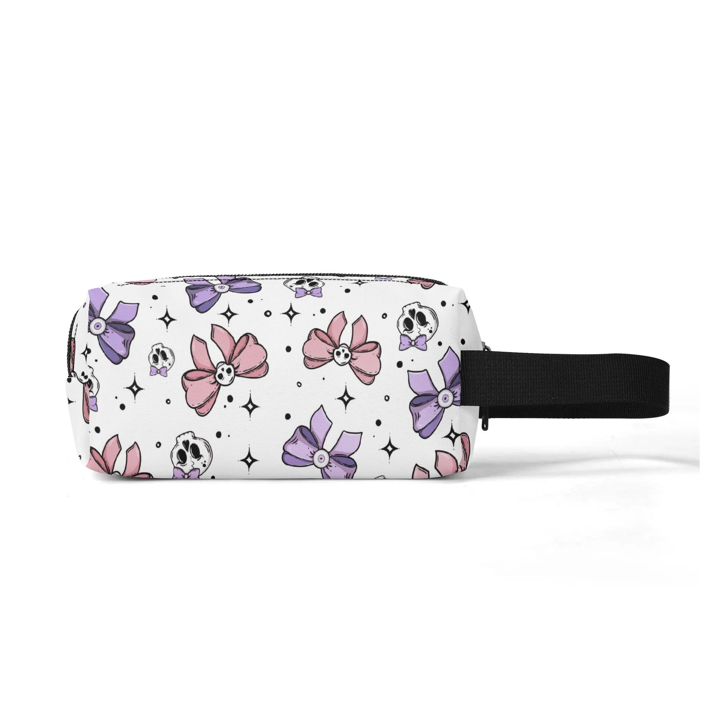 Cute Skulls And Bows Wristlet Purse