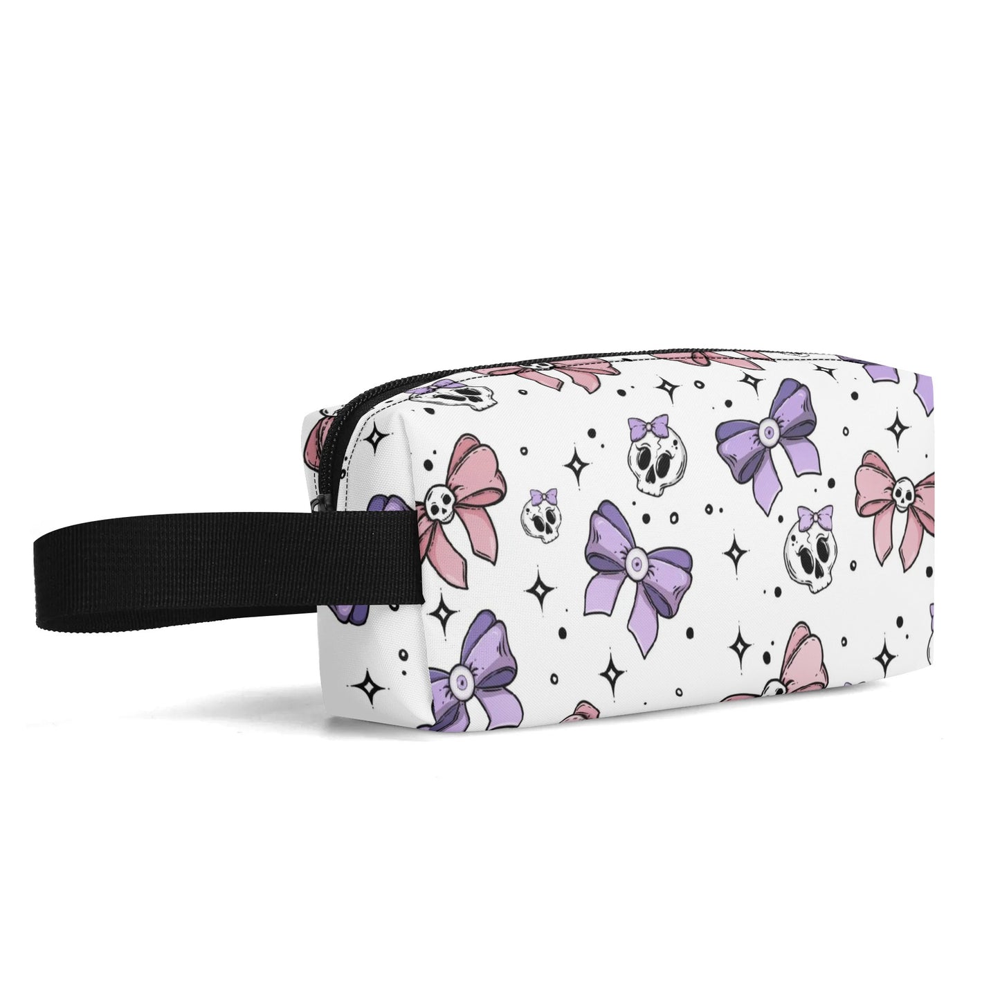 Cute Skulls And Bows Wristlet Purse