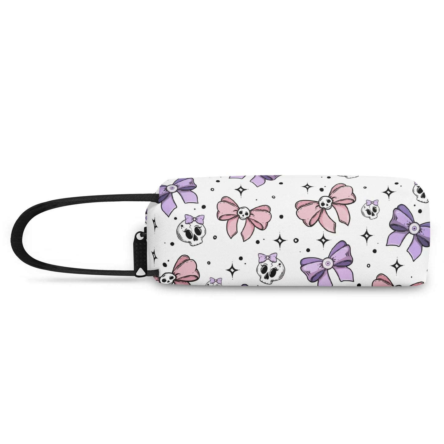 Cute Skulls And Bows Wristlet Purse