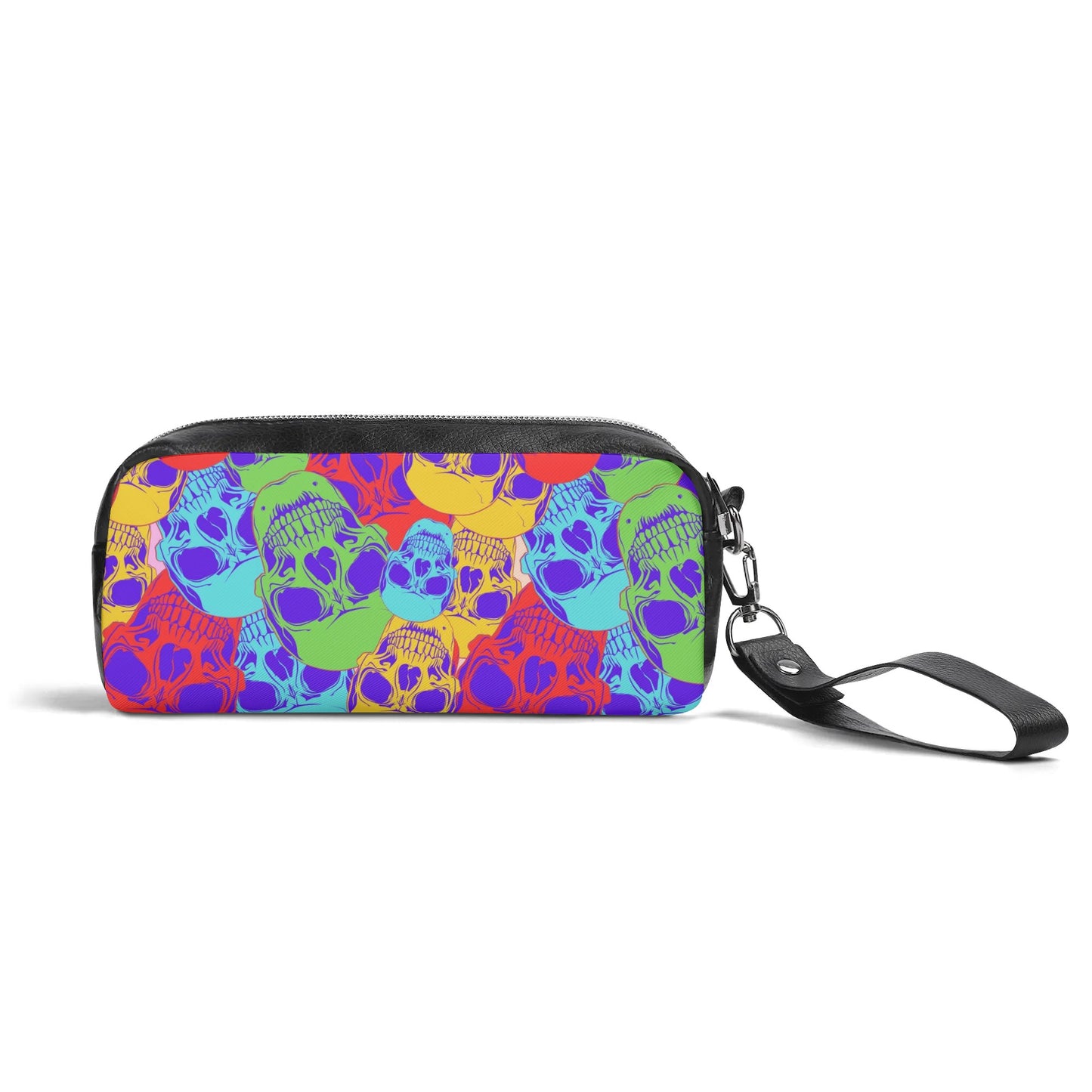 Skulls Of Color Leather Clutch Bag