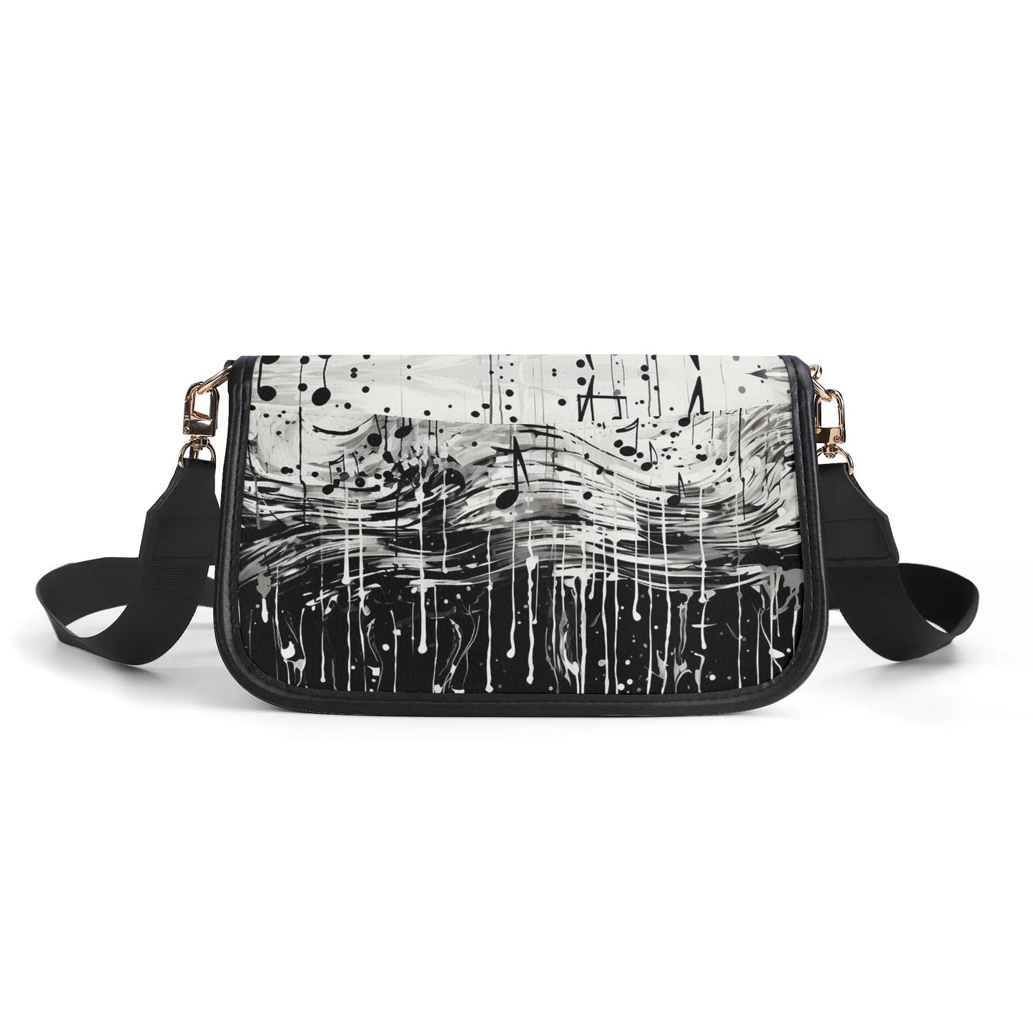 Music Chaos Leather Chain Shoulder bags