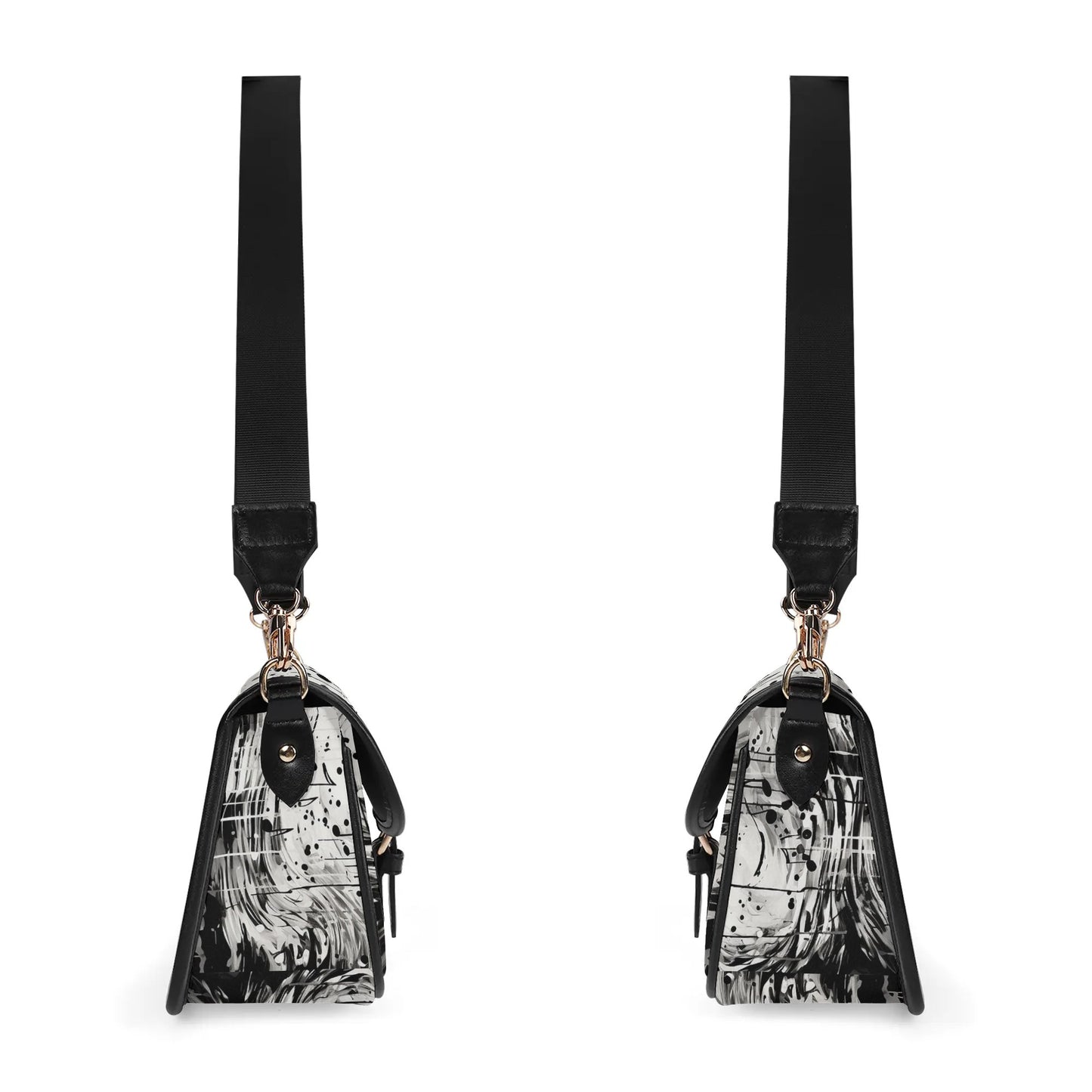 Music Chaos Leather Chain Shoulder bags