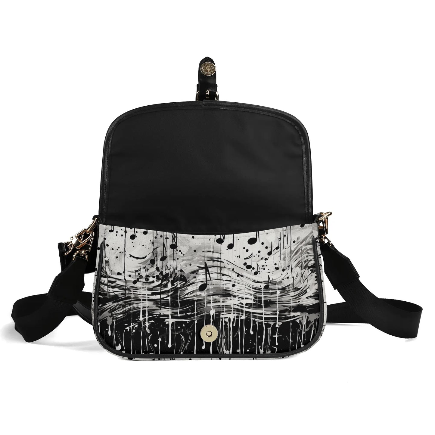 Music Chaos Leather Chain Shoulder bags