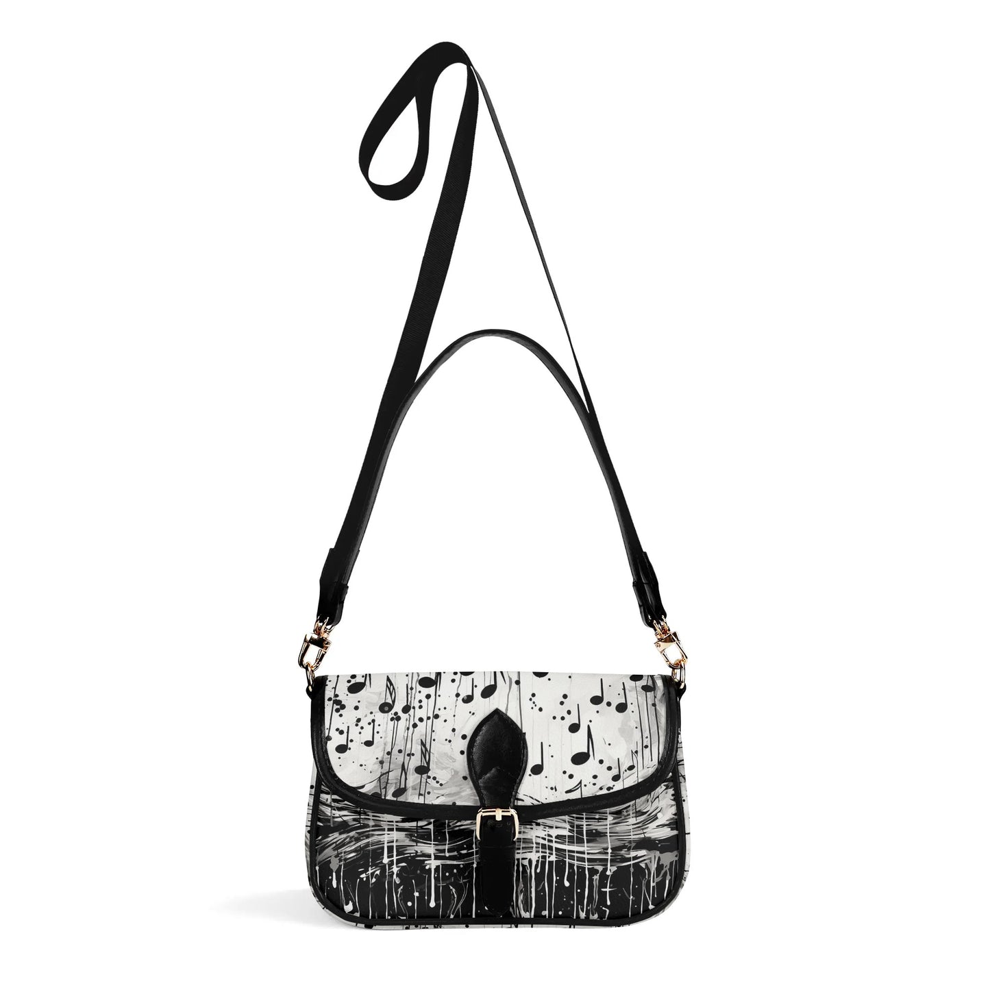 Music Chaos Leather Chain Shoulder bags