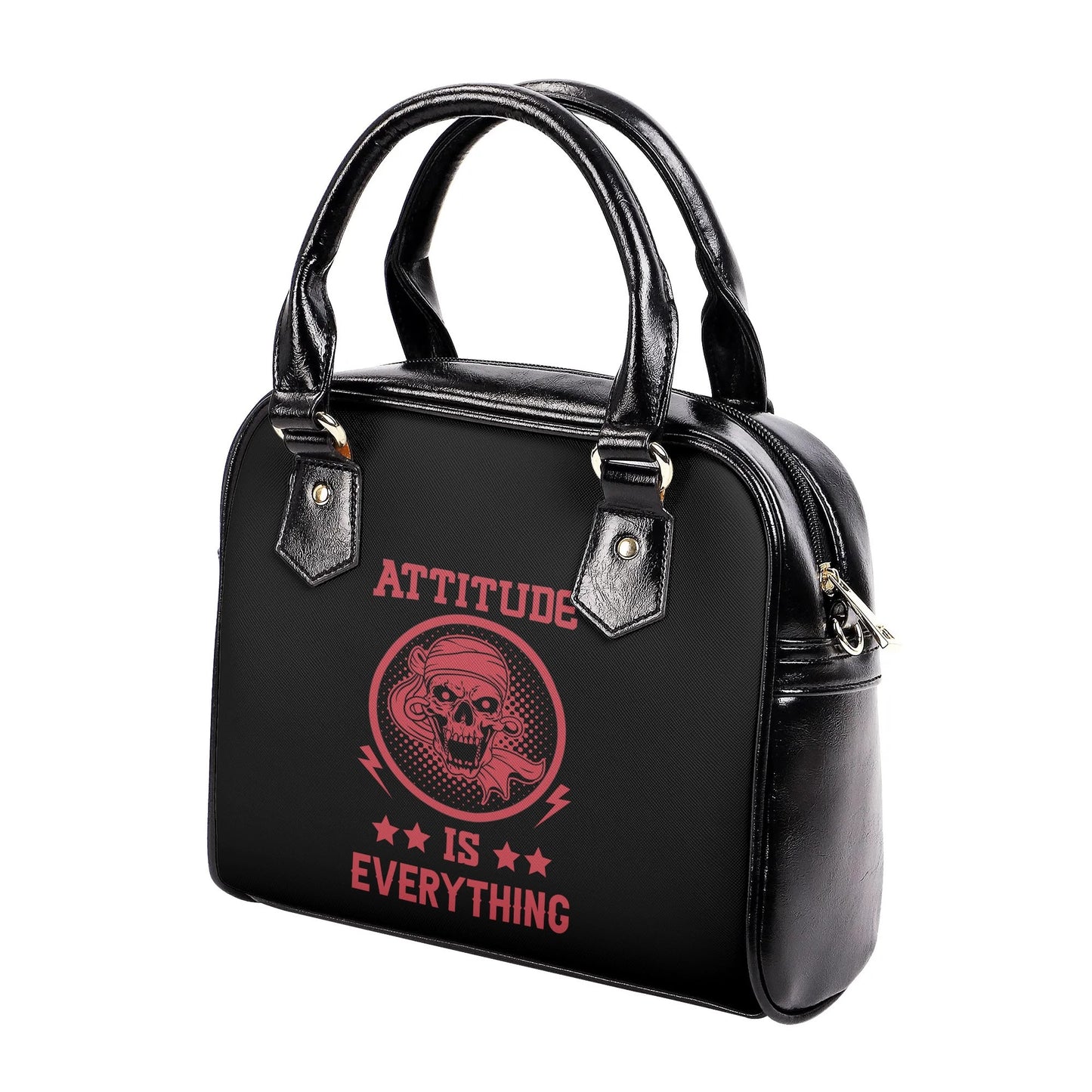 Attitude Is Everything Shoulder Handbag