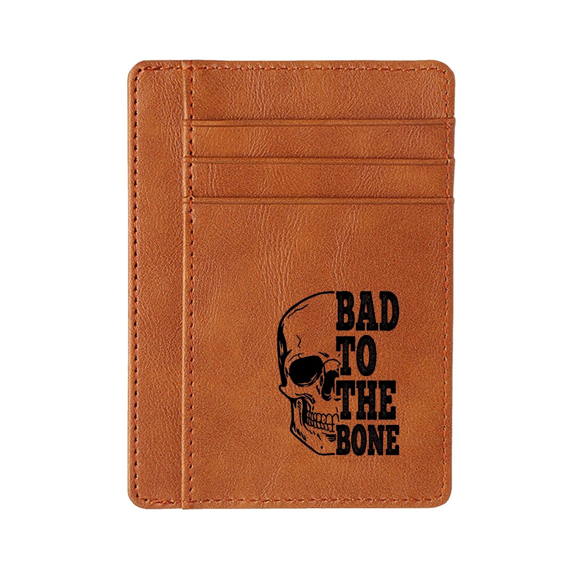 Bad To The Bone Minimalist Leather Wallets