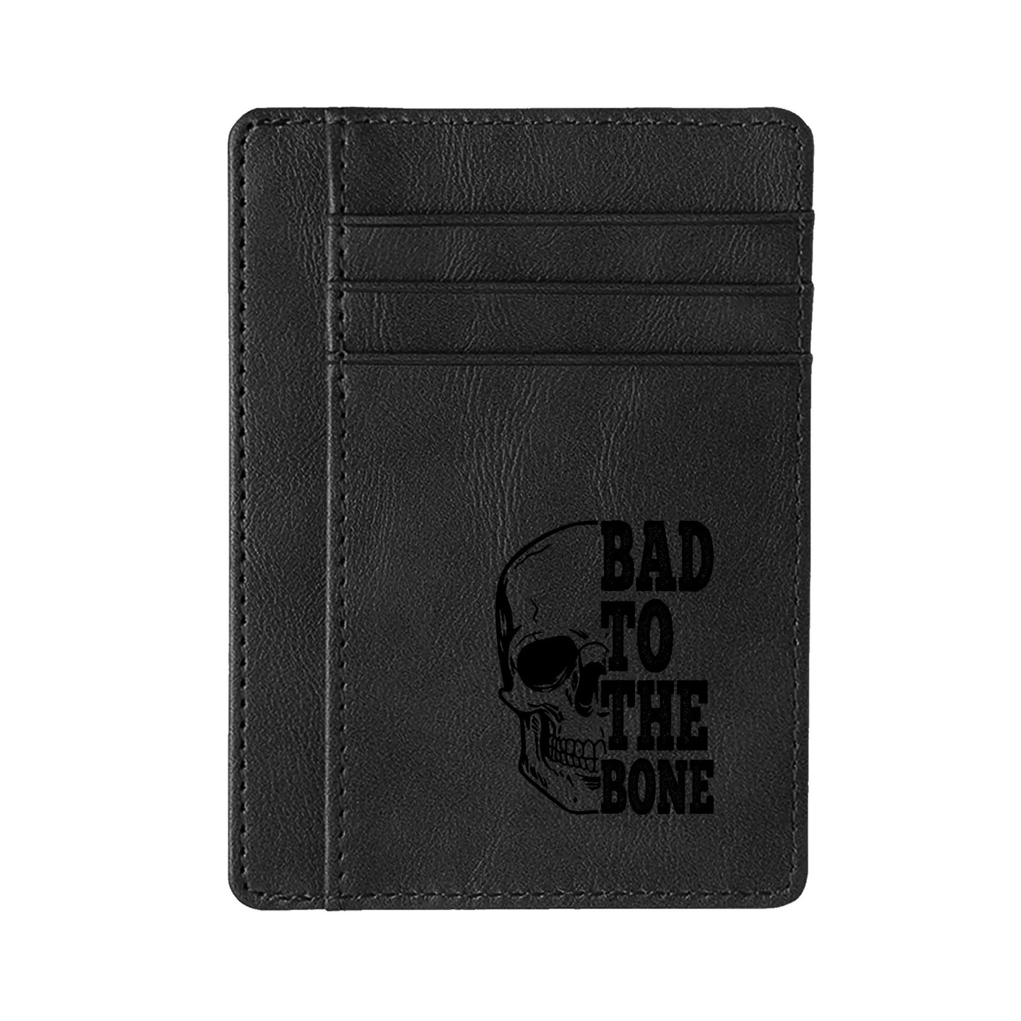 Bad To The Bone Minimalist Leather Wallets