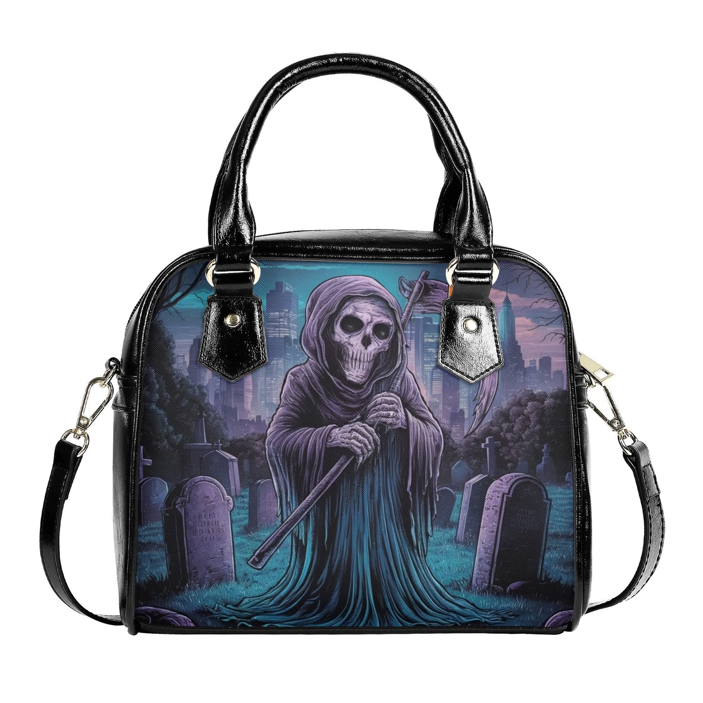 Graveyard Reaper Shoulder Handbag