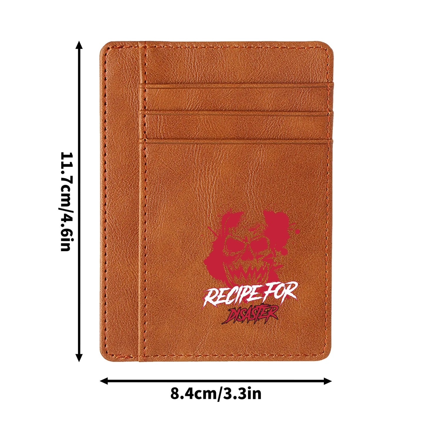 Recipe For Disaster Minimalist Leather Wallets