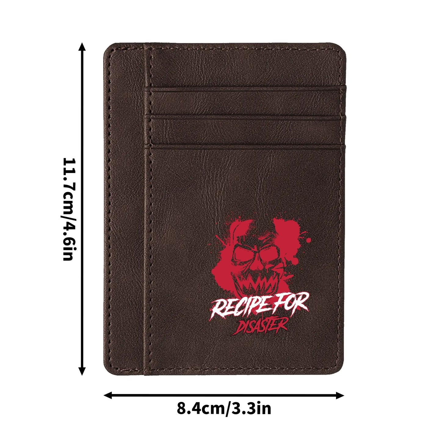 Recipe For Disaster Minimalist Leather Wallets