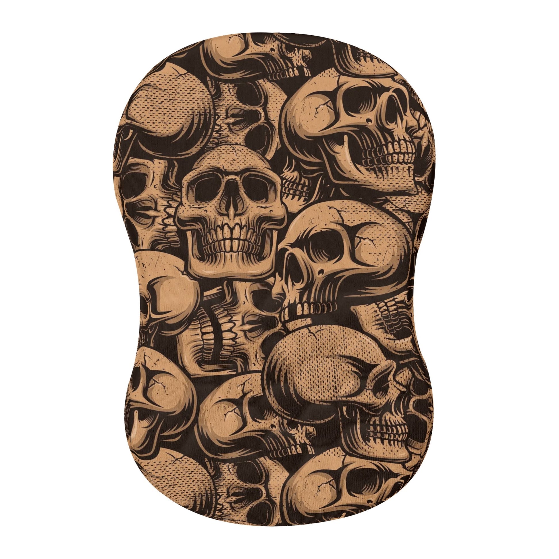 Bronze Skullls Mouse Pad Wrist Rest