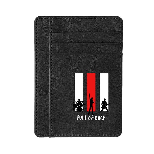 Full Of Rock Minimalist Leather Wallets