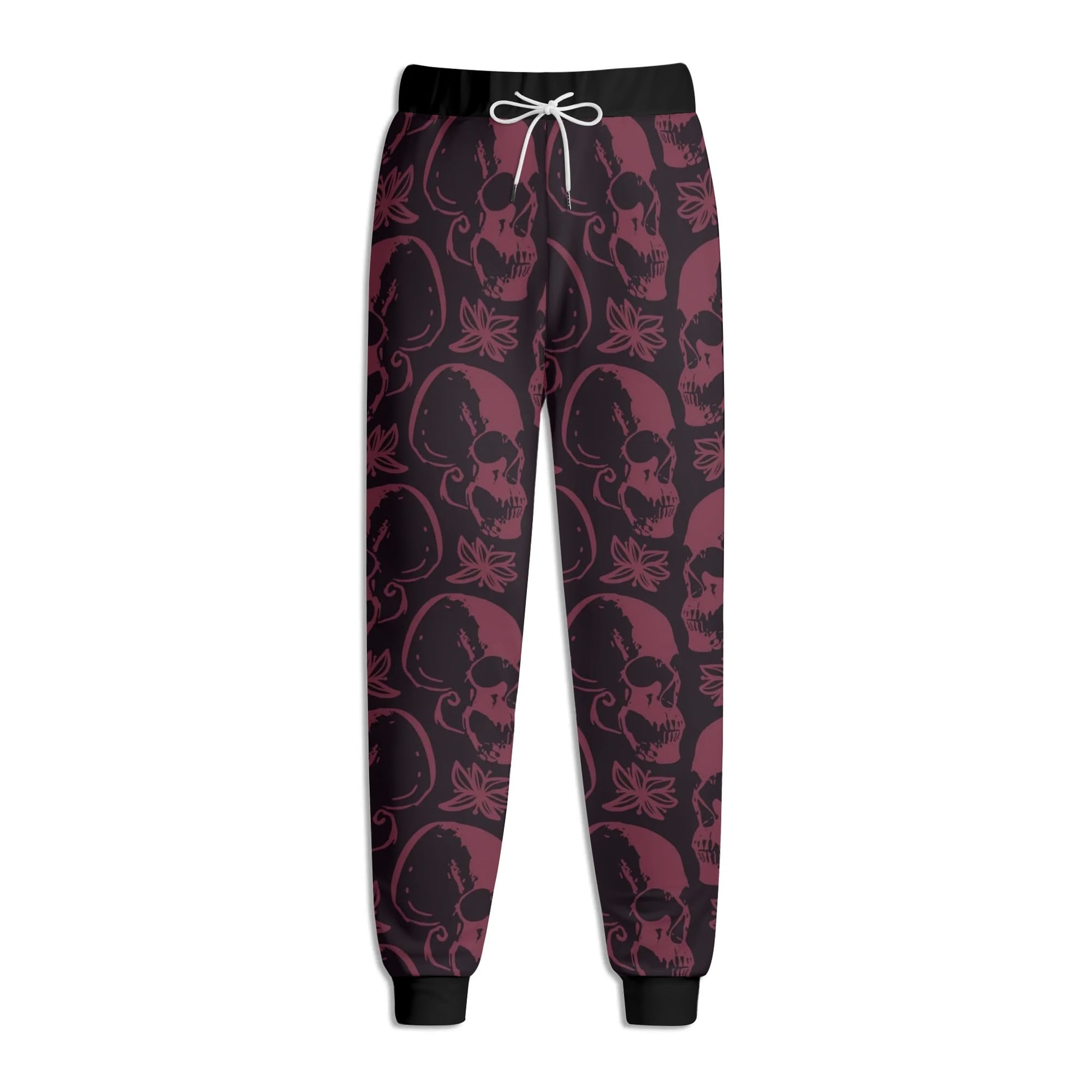 Purple Skulls Joggers Sweatpants