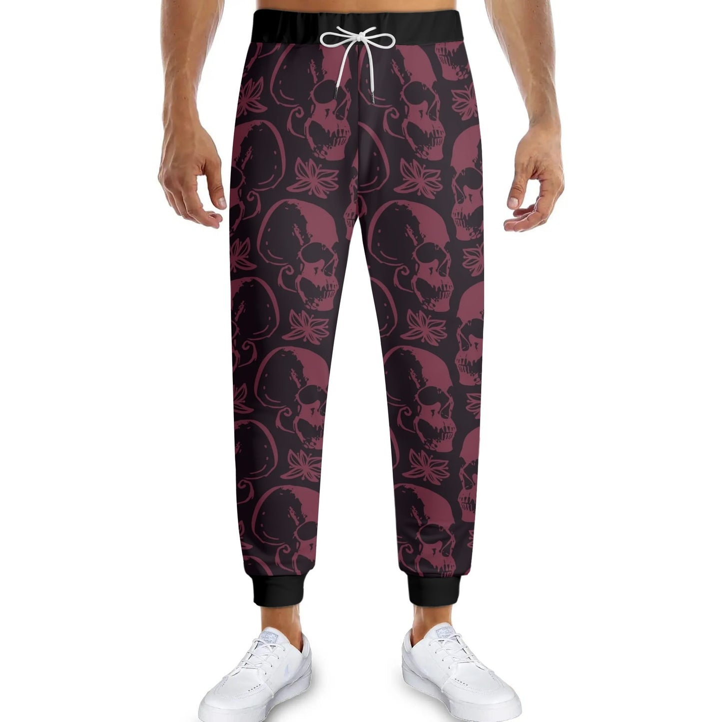 Purple Skulls Joggers Sweatpants