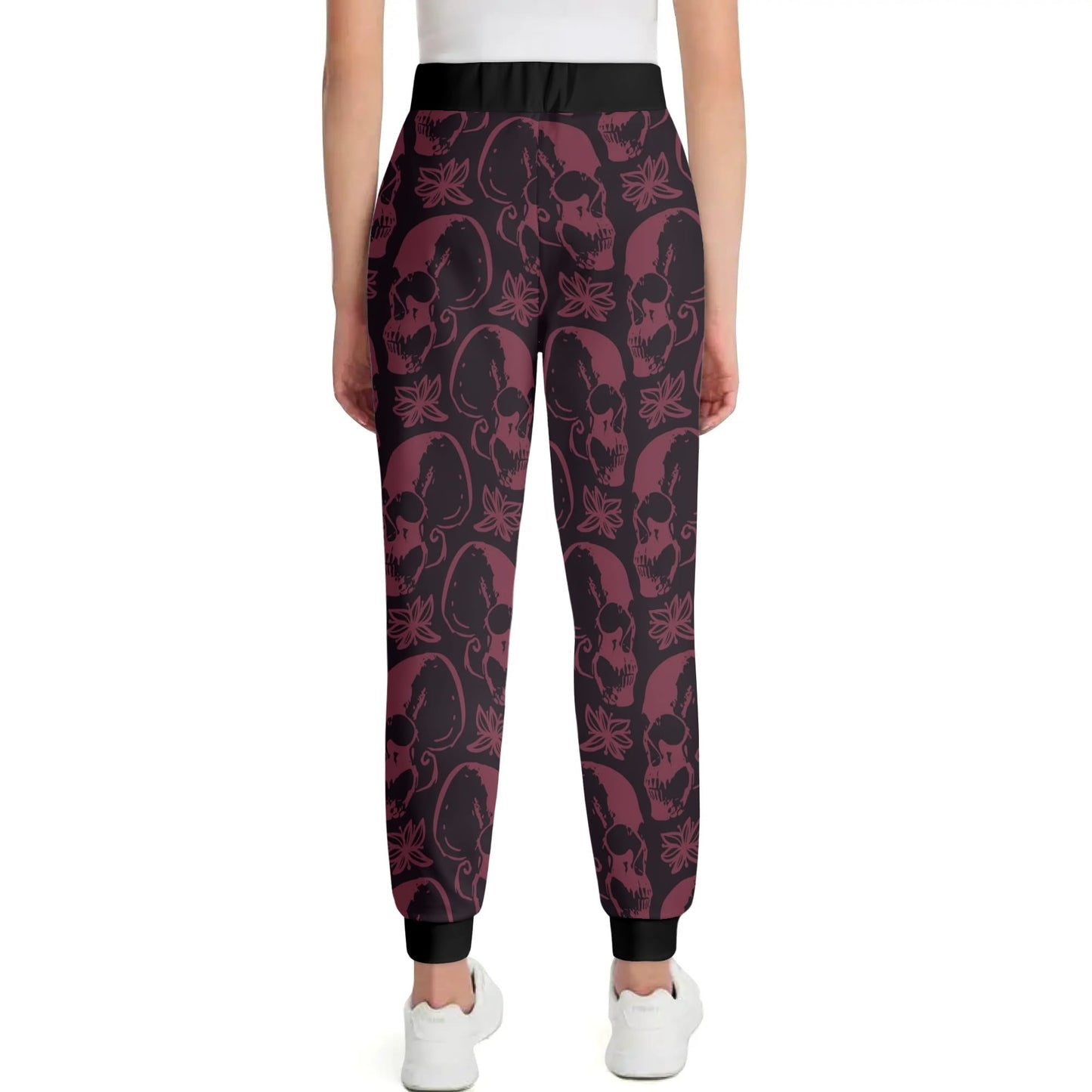 Purple Skulls Joggers Sweatpants