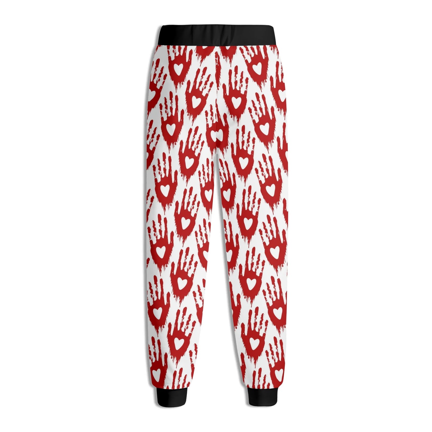 Bloody Hand Prints Of Love Joggers Sweatpants