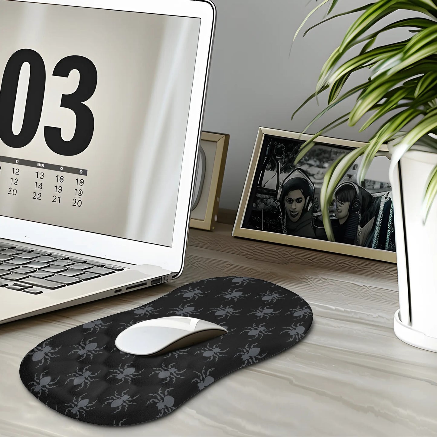 Gothic Spiders Mouse Pad Wrist Rest