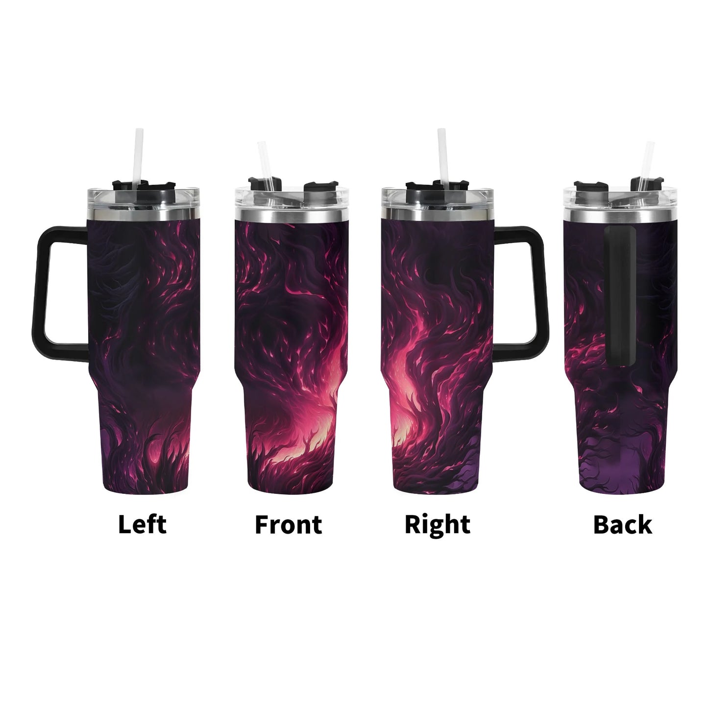 Midnight Dream 40 Oz Tumbler With Handle